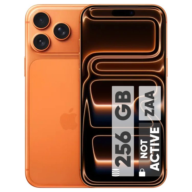 اپل iPhone 17 Pro Max ZAA تک سیم کارت + eSim ظرفیت 256 گیگ رم 12 گیگ نات اکتیو