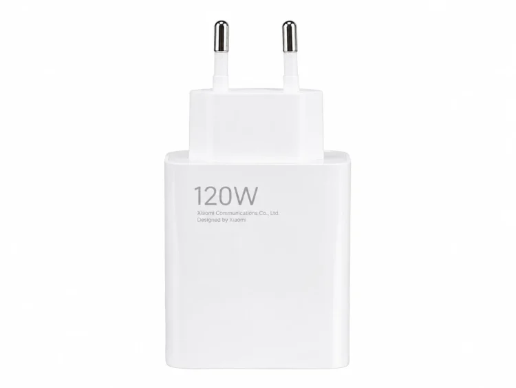 شارژر شیائومی ۱۲۰ وات دو پین سرجعبه اصل | Xiaomi 120W